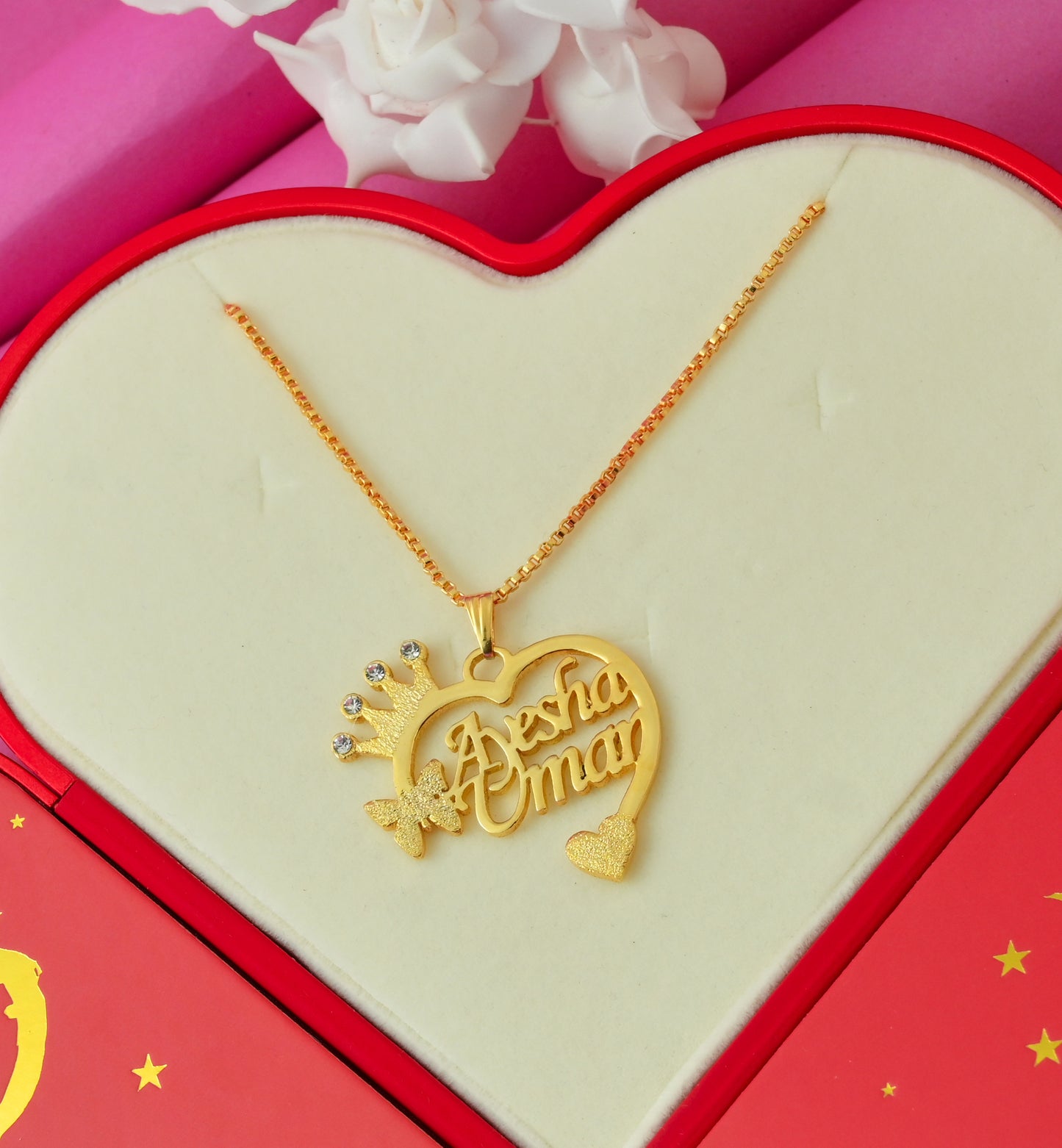Heart Stone Necklace