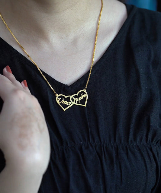 Double Heart Necklace