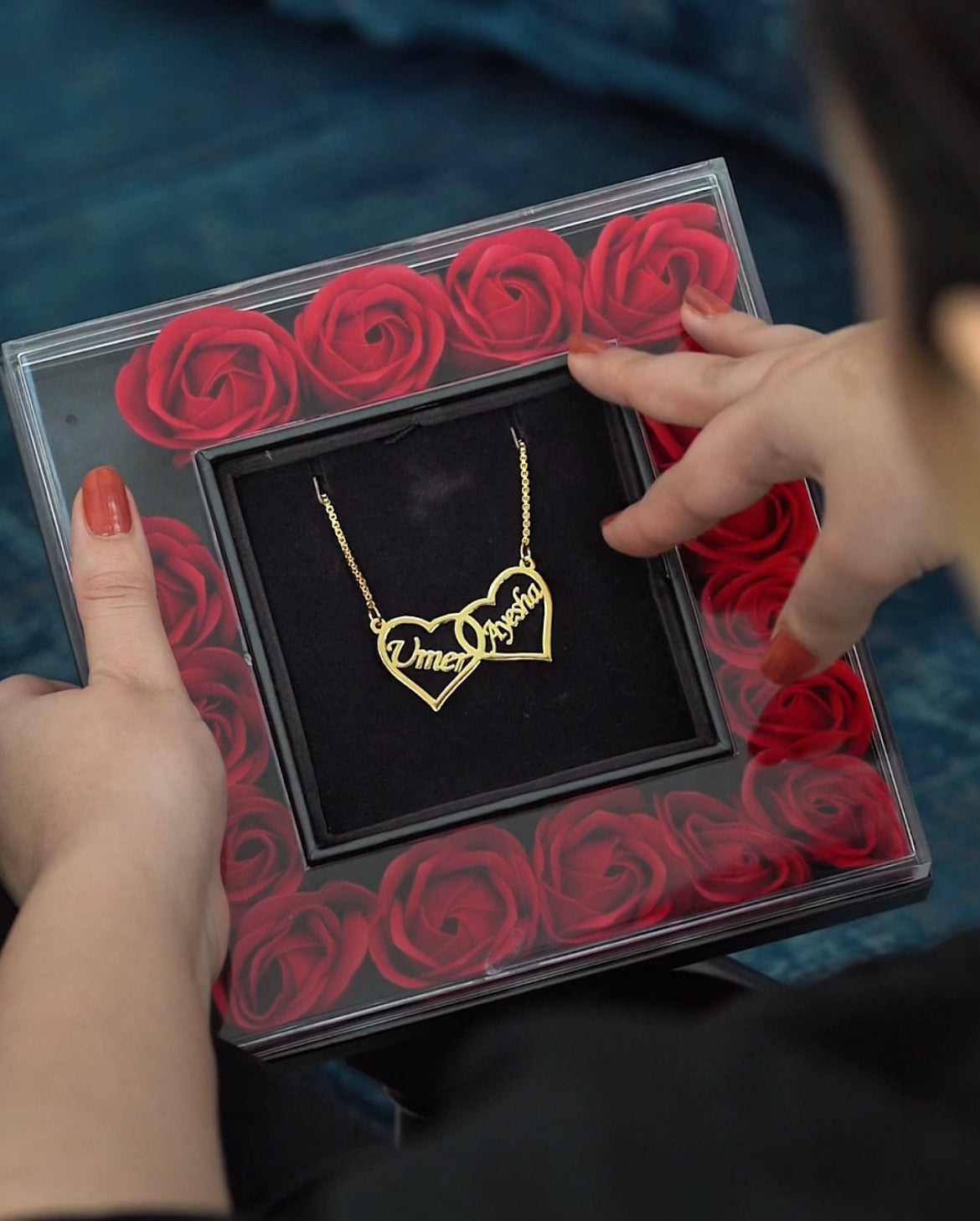 Double Heart Necklace