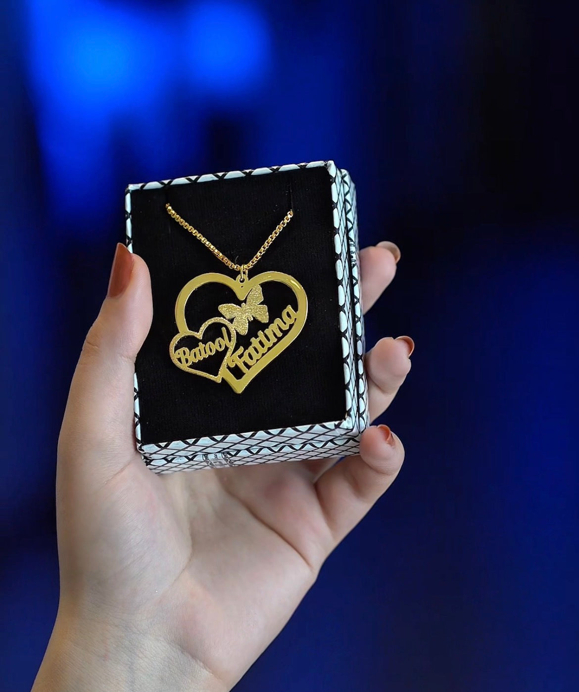 Double Heart Necklace